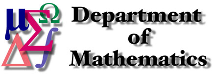 Department of Mathematics 